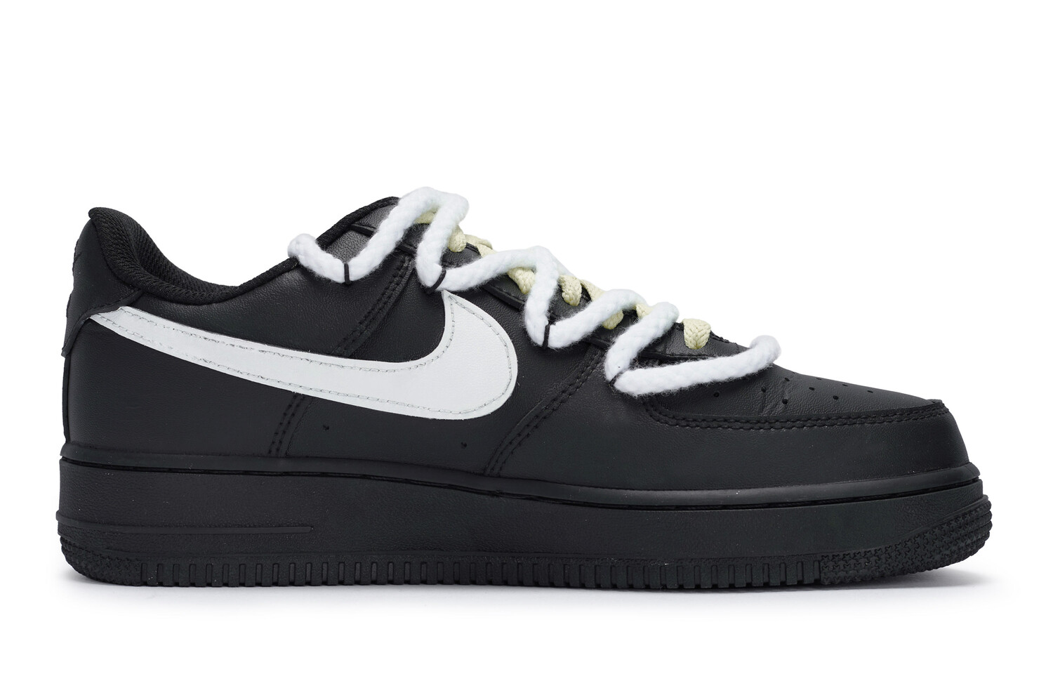 Кроссовки Nike Air Force 1 Skateboarding Shoes Unisex Low-top White/beige, желтый — фото 2