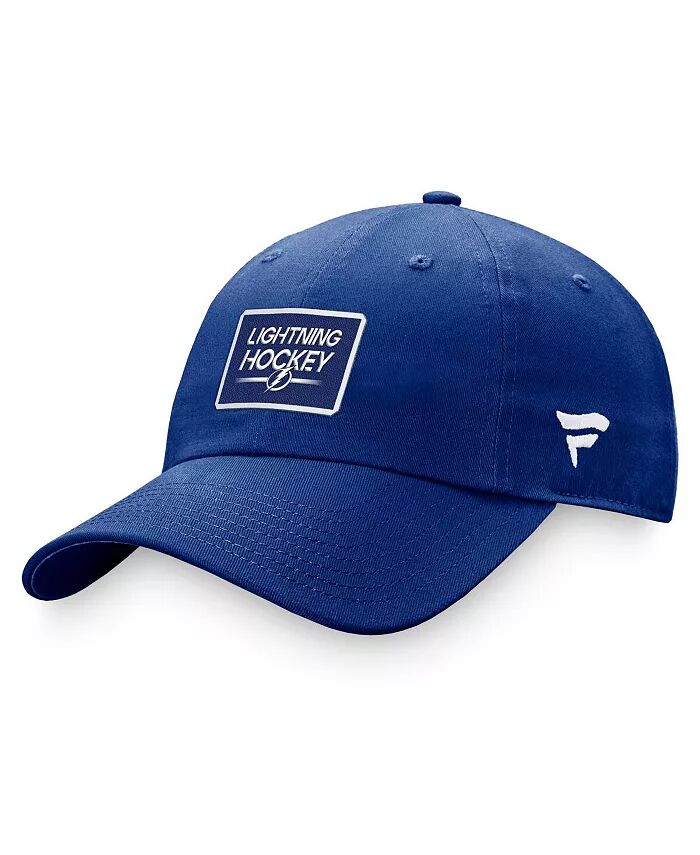 

Синяя женская регулируемая кепка Tampa Bay Lightning Authentic Pro Rink Fanatics, синий