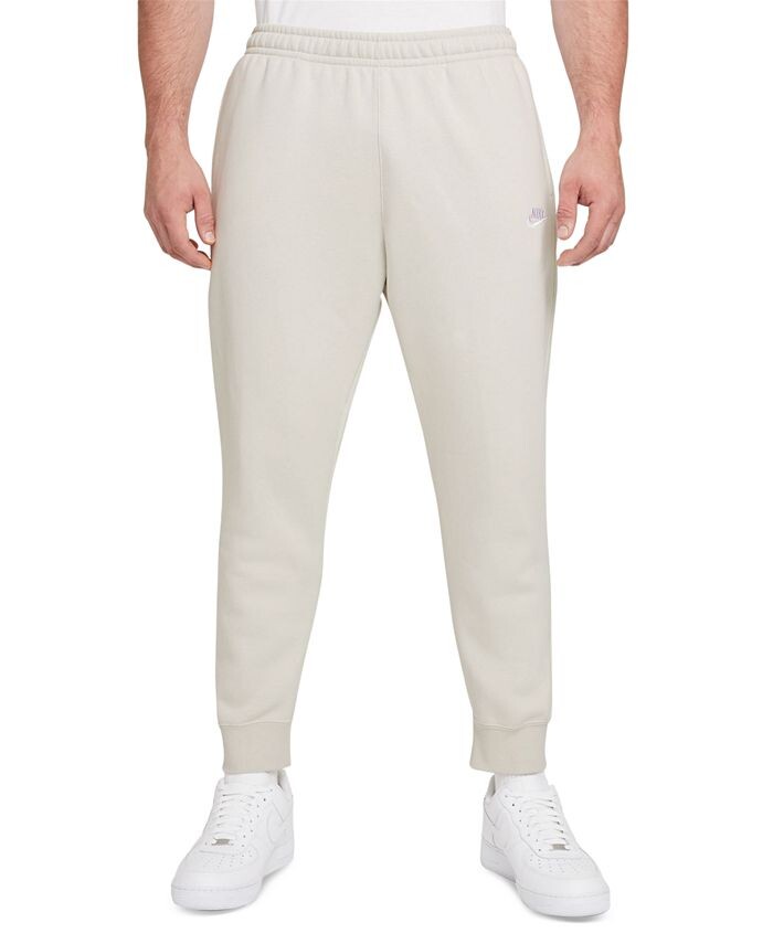 

Мужская спортивная одежда Club Флисовые джоггеры Nike, цвет Light Bone