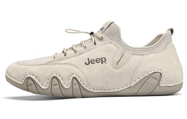 

Кроссовки мужские низкие бежевые Jeep
