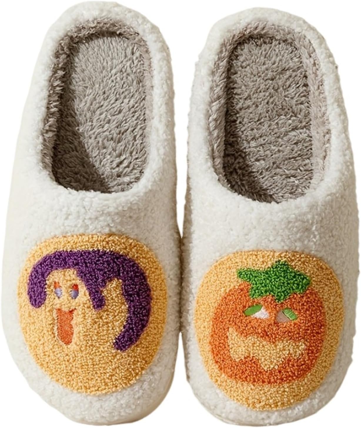 

Домашние тапочки для женщин и мужчин, ретро-стиль, мягкие, с эффектом памяти Wiretran, 0-pumpkin Cookie