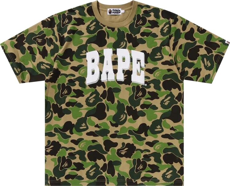 

Футболка BAPE ABC Camo Relaxed Fit Logo 'Green', зеленый