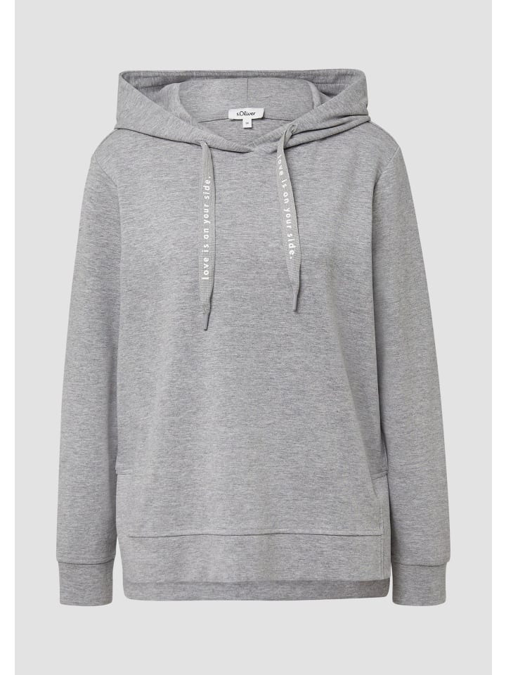 

Толстовка цвета 9400_пятнистый серый s.Oliver