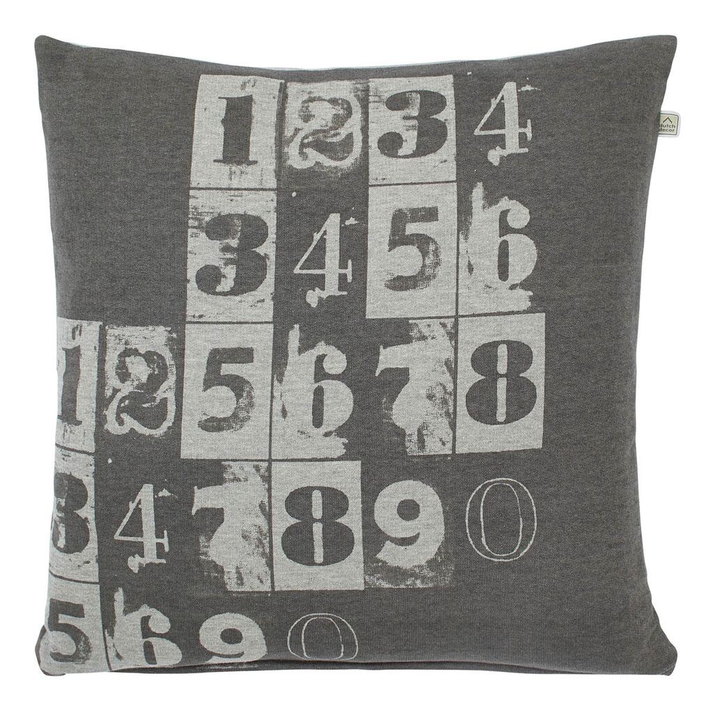 

ТОММИ - Чехол на подушку темно-серый 45x45 см Dutch Decor