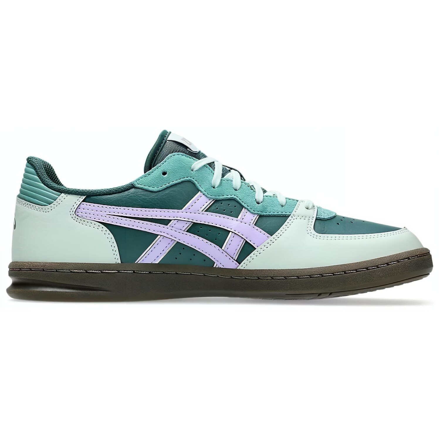 Кроссовки Asics Skyhand Skateboarding Shoes Men Low-top Green/Purple, фиолетовый — фото 2
