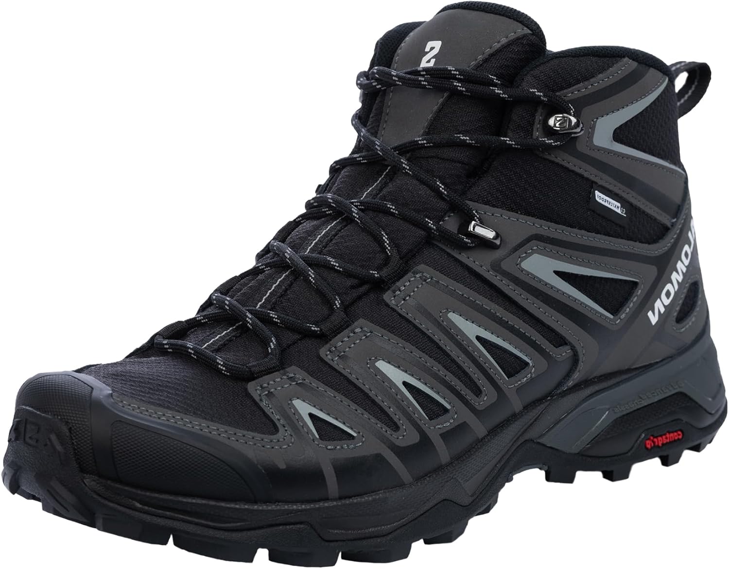 

Мужские походные ботинки Salomon X Ultra Pioneer Mid Climasalomon водонепроницаемые, Black/Magnet/Monument