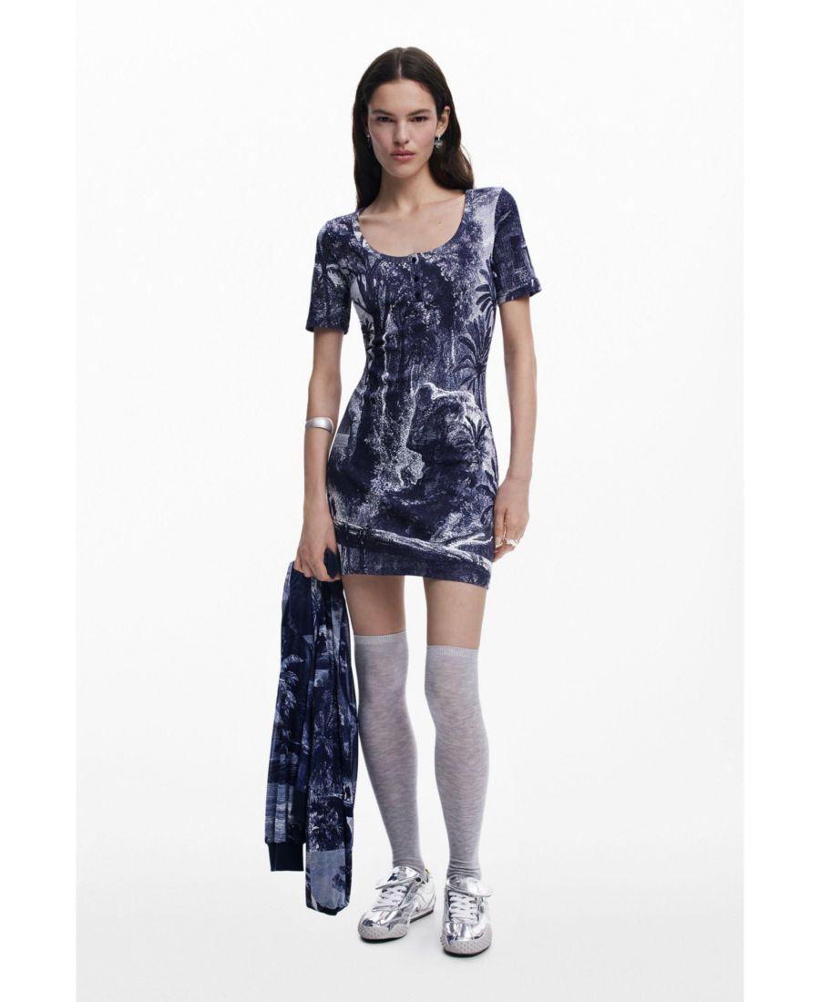 

Женское платье, разработанное г-ном Кристианом Лакруа Desigual, Navy blue