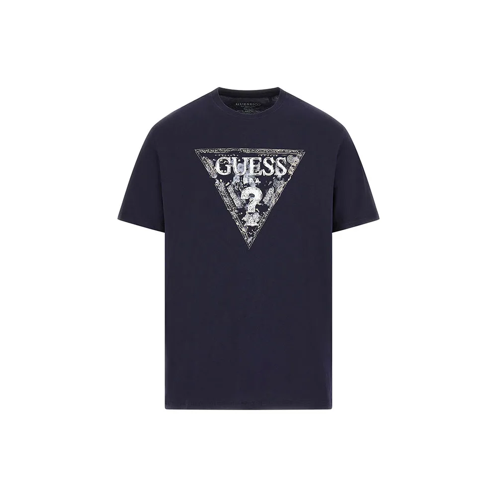 

Футболка с коротким рукавом Guess Guetriangle, синий