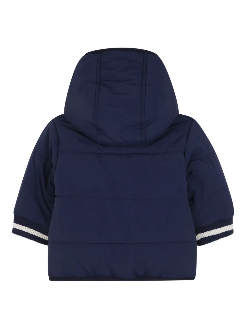 Стеганый пуховик с нашивкой-логотипом Timberland Kids — фото 3