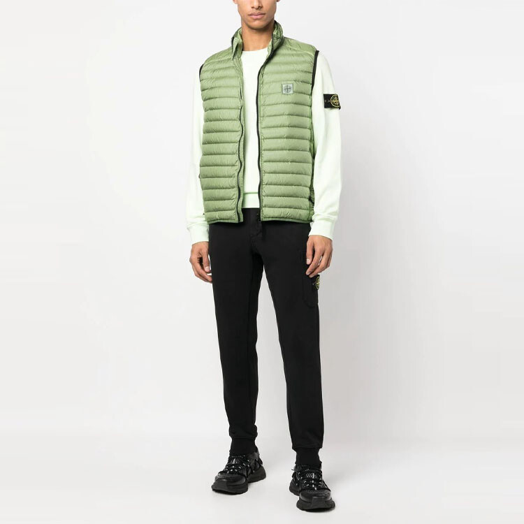 Толстовка мужская светло-зеленая Stone Island, светло-зеленый — фото 2
