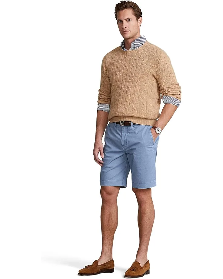 Шорты Polo Ralph Lauren Classic Fit Stretch Chino Short, Channel Blue — фото 4