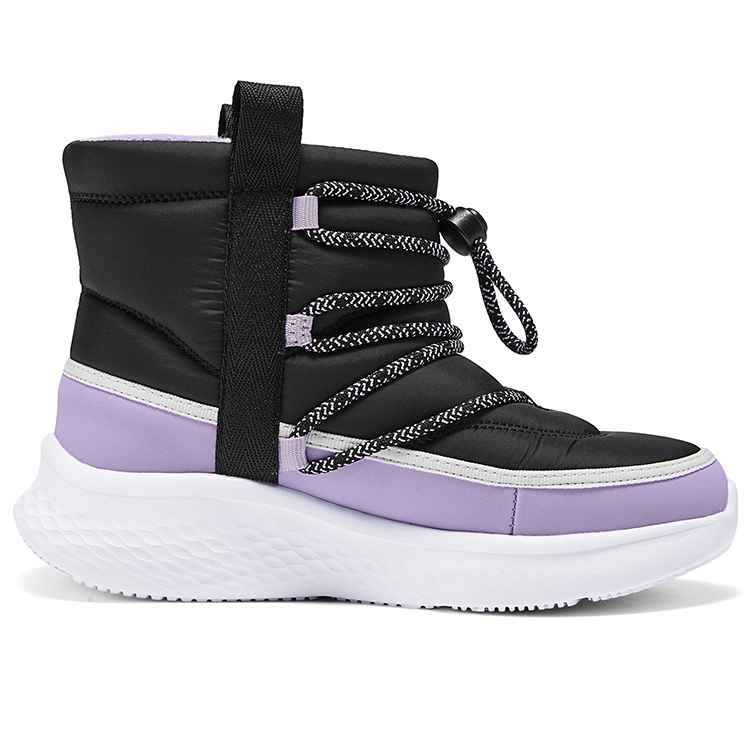 Skechers Kids Термостойкие, устойчивые к скольжению и истиранию ботинки Kids' Black — фото 2