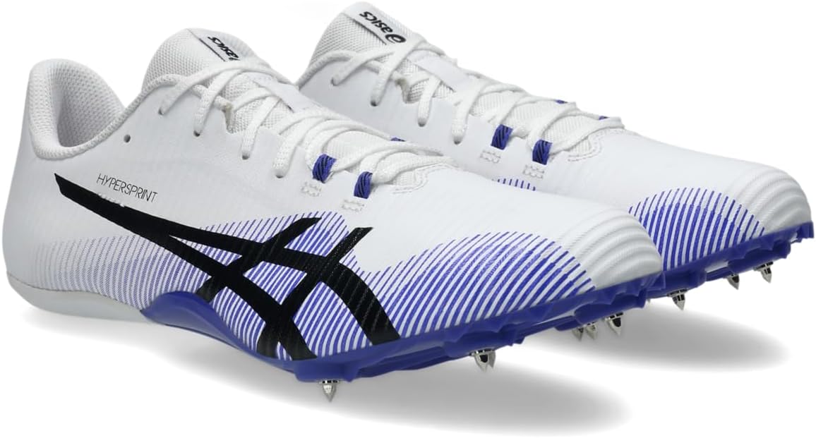 Кроссовки для легкоатлетического трека Asics Hypersprint 8 унисекс, белый — фото 2