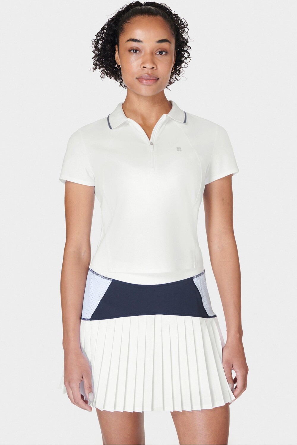 

Теннисная футболка Power Match Point Sweaty Betty, белый