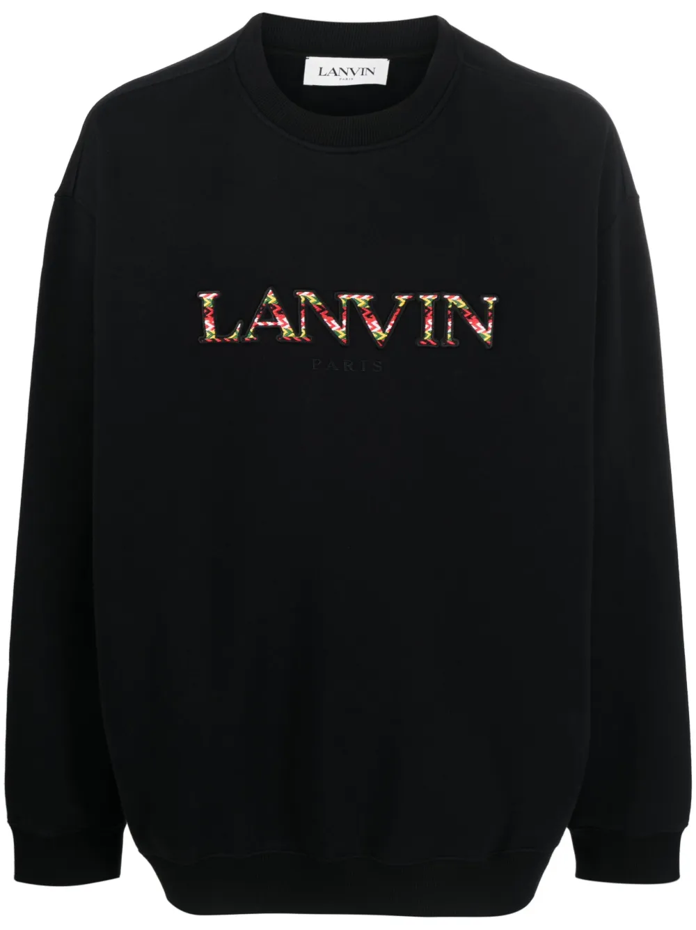 

Толстовка с вышитым логотипом Lanvin, синий