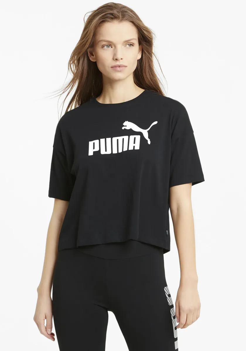 

Майка PUMA "ESS CROPPED LOGO TEE", цвет Puma Black