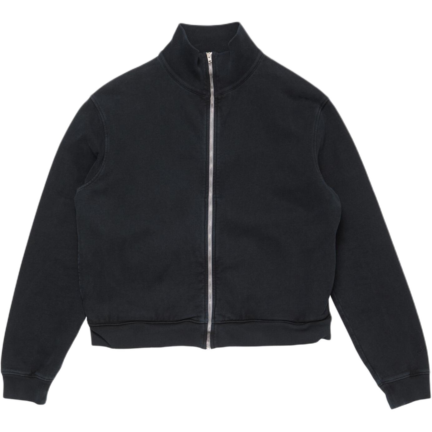 

Acne Studios Свитшот с молнией и воротником стойкой, Black