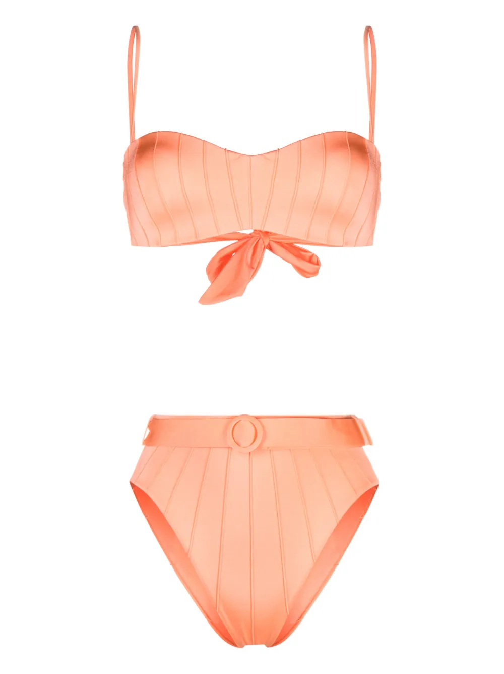 

Бикини с завышенной талией Noire Swimwear, оранжевый