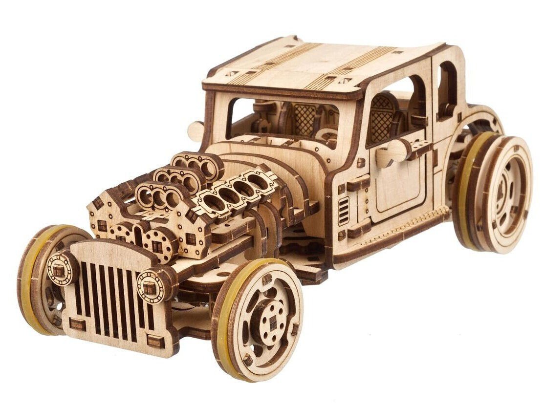

3D-пазл Hot Rod Furious Mouse Ugears