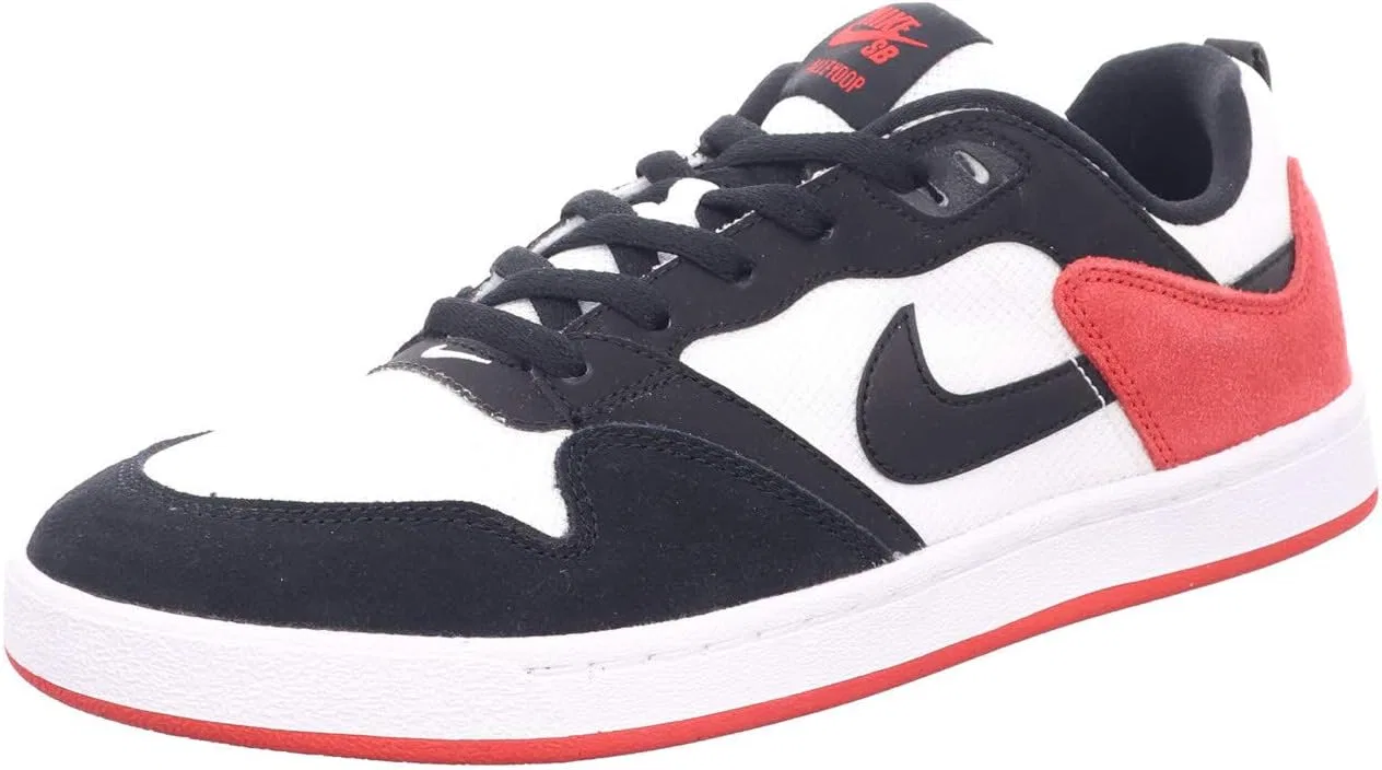 Кроссовки мужские Nike SB Alleyoop, белый/черный/университетский красный
