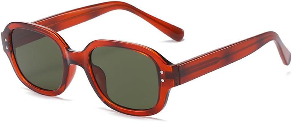 

Маленькие солнцезащитные очки для женщин и мужчин, солнцезащитные очки с заклепками, женские солнцезащитные очки UV400, панк-очки, винтажные солнцезащитные очки LANGSER, C2brown-green