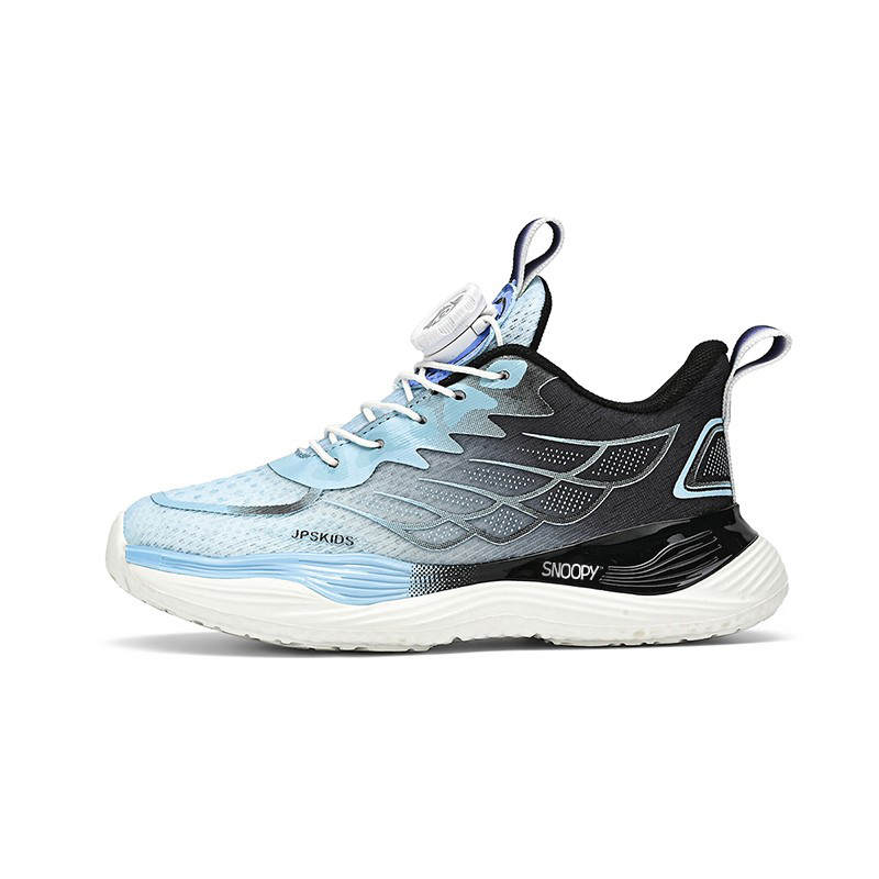 

Кроссовки детские с низким верхом, противоскользящие и износостойкие, с дышащим эффектом Rebound SNOOPY, черный/золотой