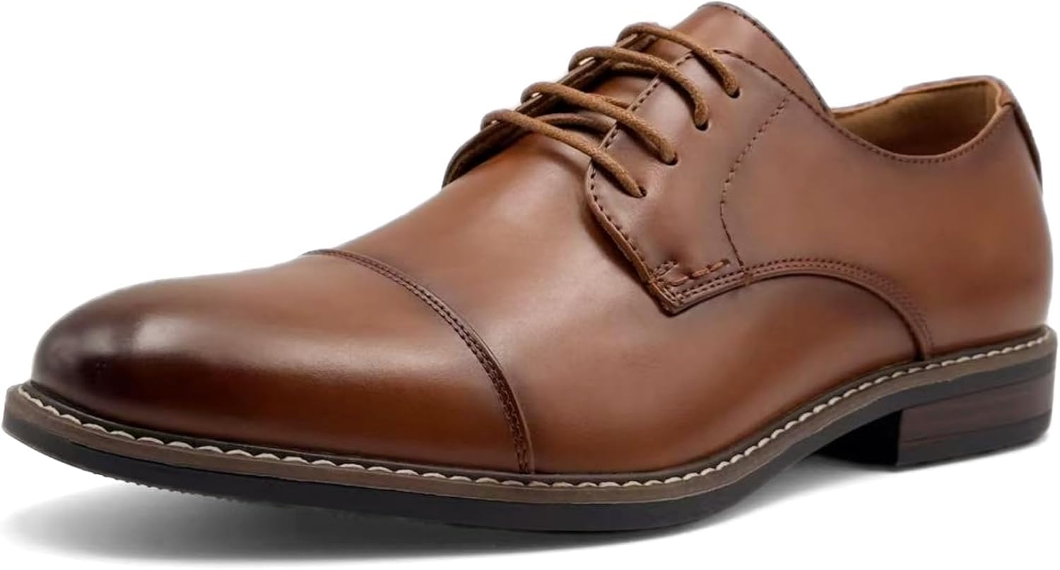 

Завершение и пошив мужских оксфордов с цельнокожаным носком и шнуровкой Finishing & Sewing, коричневый