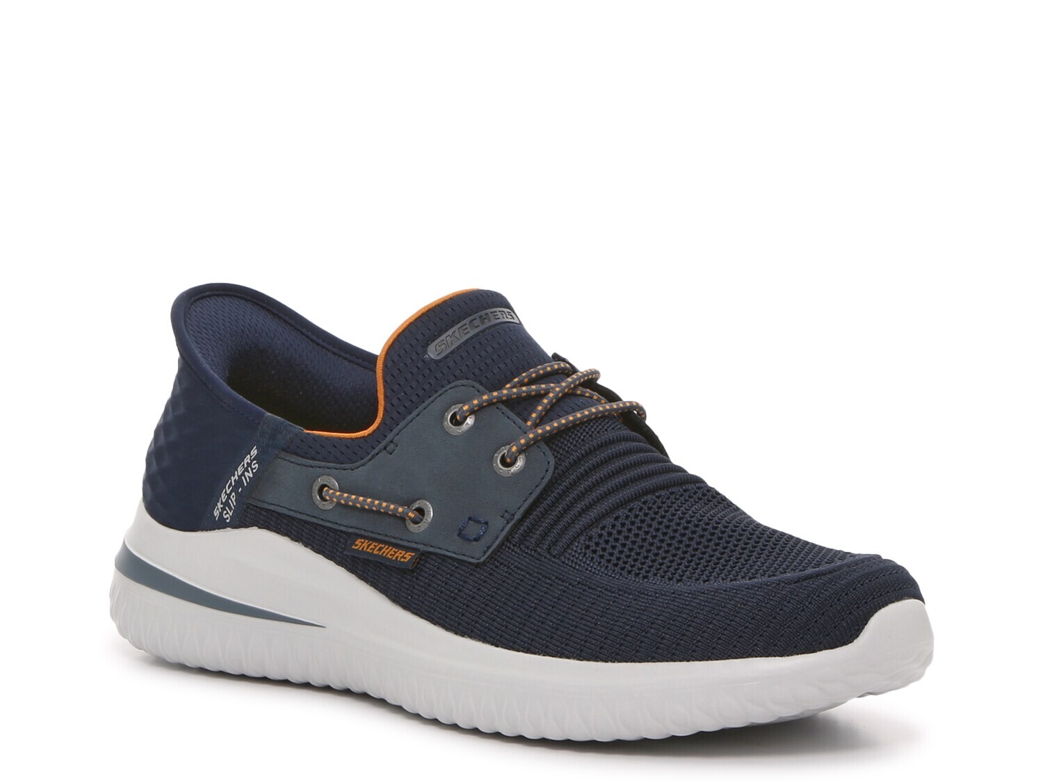 

Слипоны мужские Skechers Roth, темно-синий