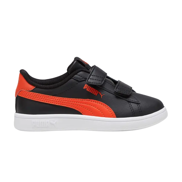 

Кроссовки Smash 3.0 Leather Velcro Little Kid, цвет Black Redmazing
