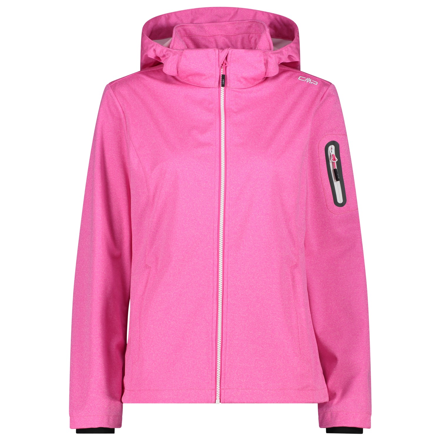 

Куртка из софтшелла Cmp Women's Light Melange Zip Hood, цвет Fuxia Melange