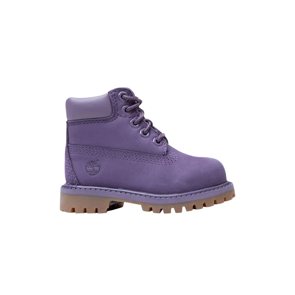 Ботинки детские Timberland Premium 6 Inch Toddler, фиолетовый