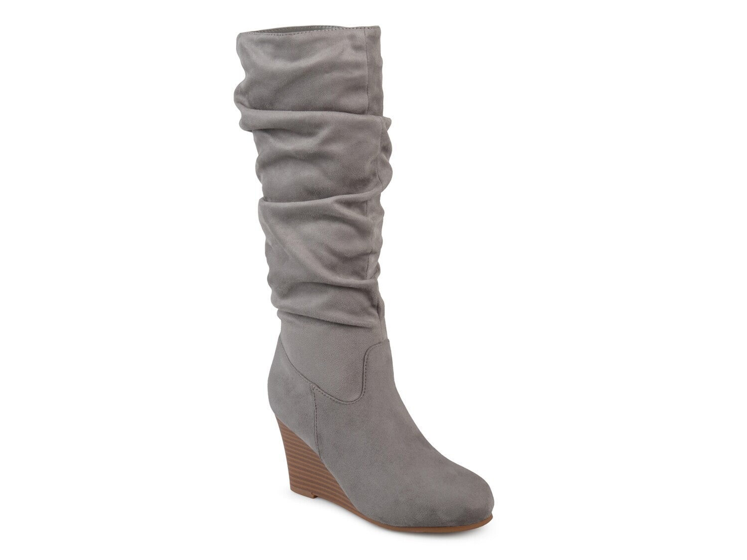 

Ботинки на широкой танкетке Journee Collection Haze, серый