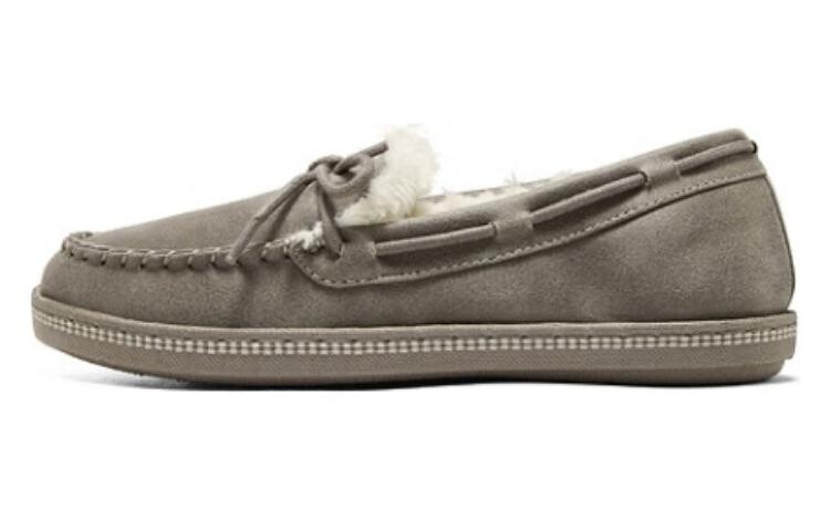 

Лоферы женские серо-коричневые Skechers
