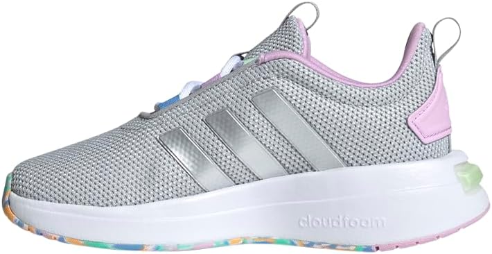 Детские кроссовки adidas Racer Tr23 (унисекс), серый/лиловый — фото 4