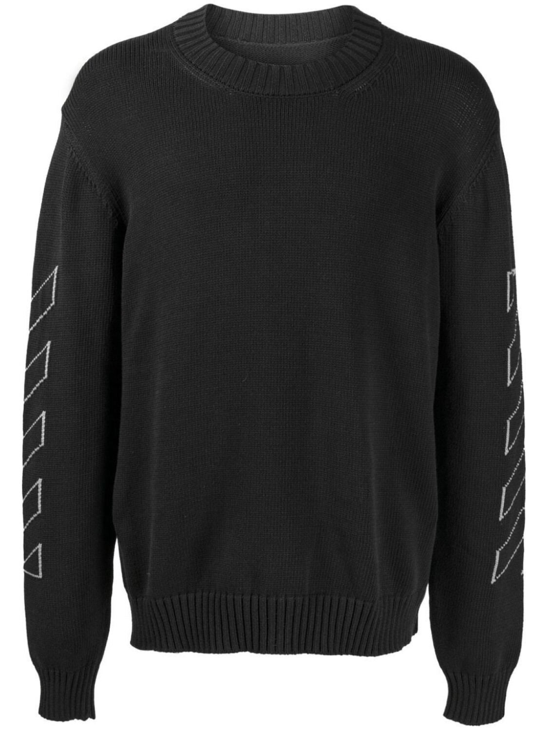 

Off-White джемпер с круглым вырезом и логотипом Arrows, черный