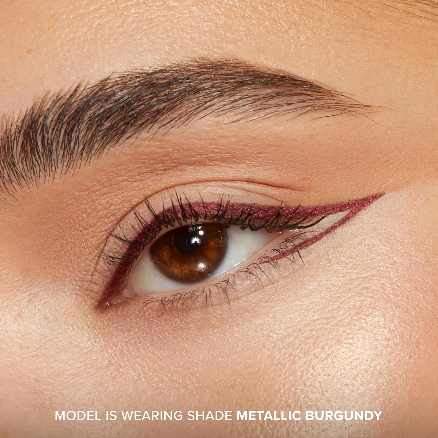 Гелевый карандаш для подводки глаз Too Faced Killer Liner 36-Hour | Стойкий, водостойкий, не осыпается, 0,04 унции 1 штука (1 шт.), 08 Metallic Burgundy (Rich Metallic Burgundy) — фото 4