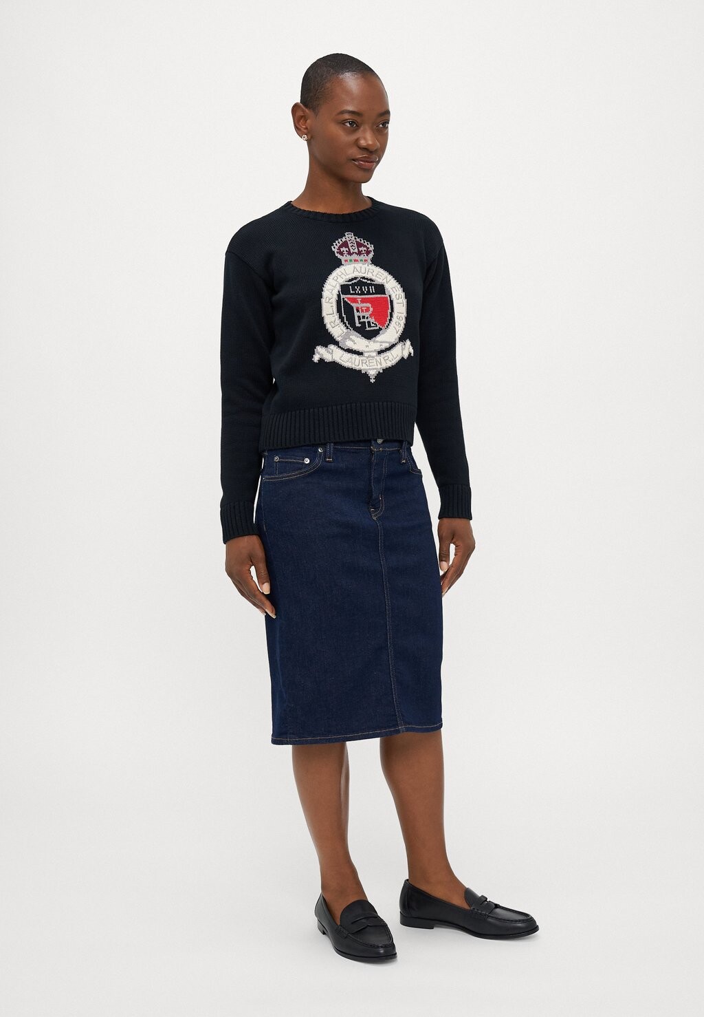 

Джемпер RIEDNEE LONG SLEEVE Lauren Ralph Lauren Petite, черный