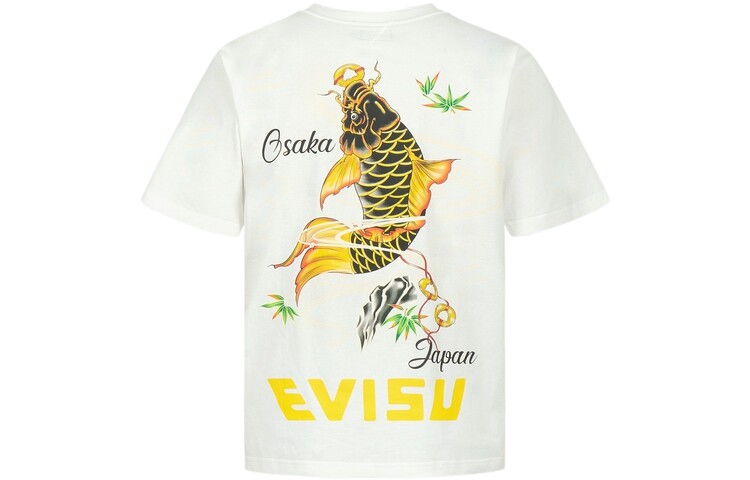 

Футболка унисекс белая Evisu, белый