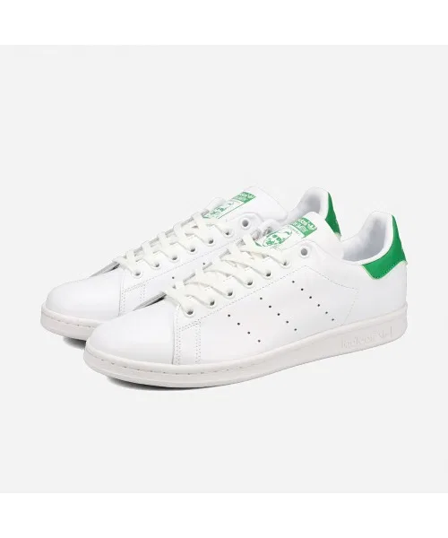 Унисекс кроссовки из натуральной кожи Stan Smith adidas Originals белые
