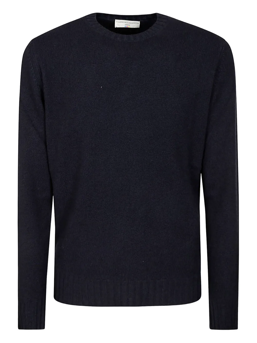 

Свитер с круглым вырезом Filippo De Laurentiis, синий