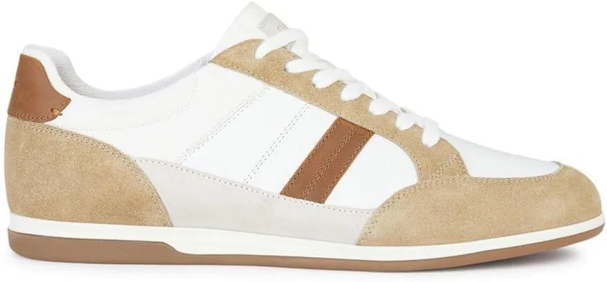 Мужские кроссовки Geox U Renan A, White Browncotto