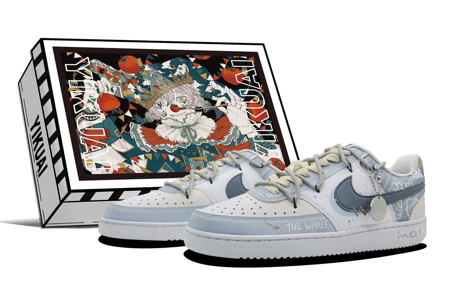 

Женские кроссовки для скейтбординга Nike Court Vision 1, Light Sea Blue