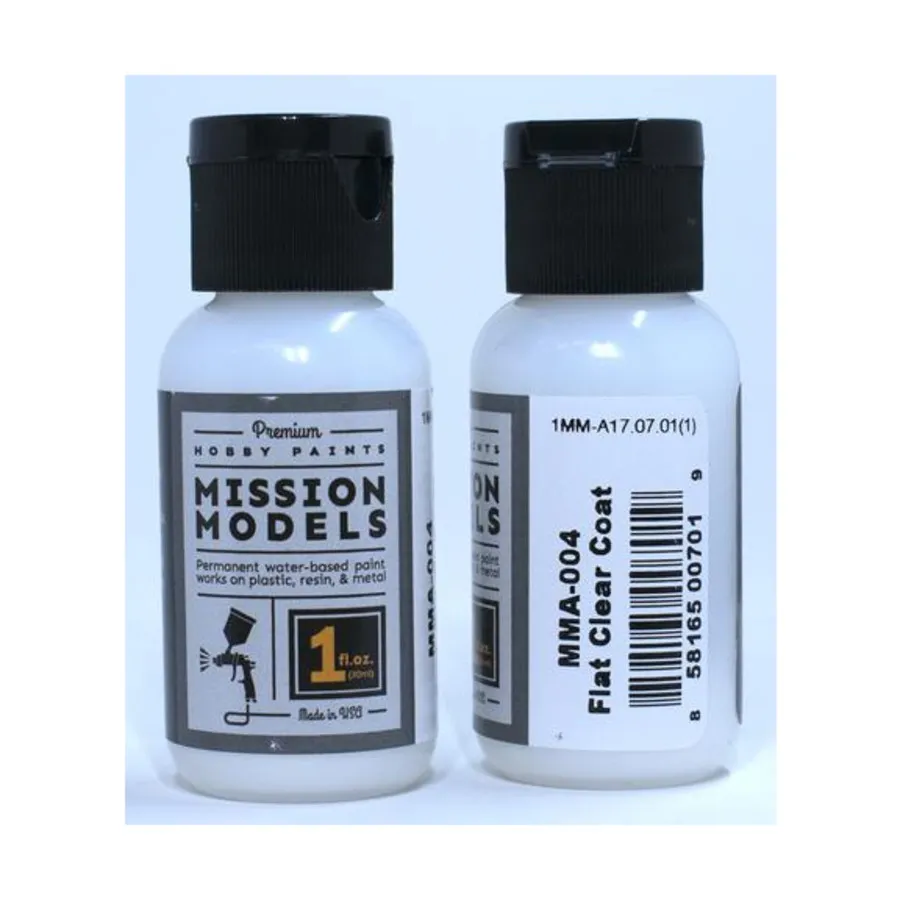 

Плоское пальто прозрачное, Clear Coats, Thinners, & Primers (Mission Models)