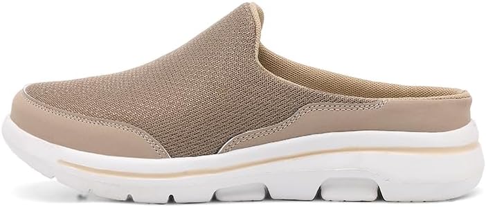 

Мужские домашние тапочки из сетки, шлепанцы-слипоны, для дома, стильная широкая летняя обувь, легкие, моющиеся Abnkarwin, коричневый