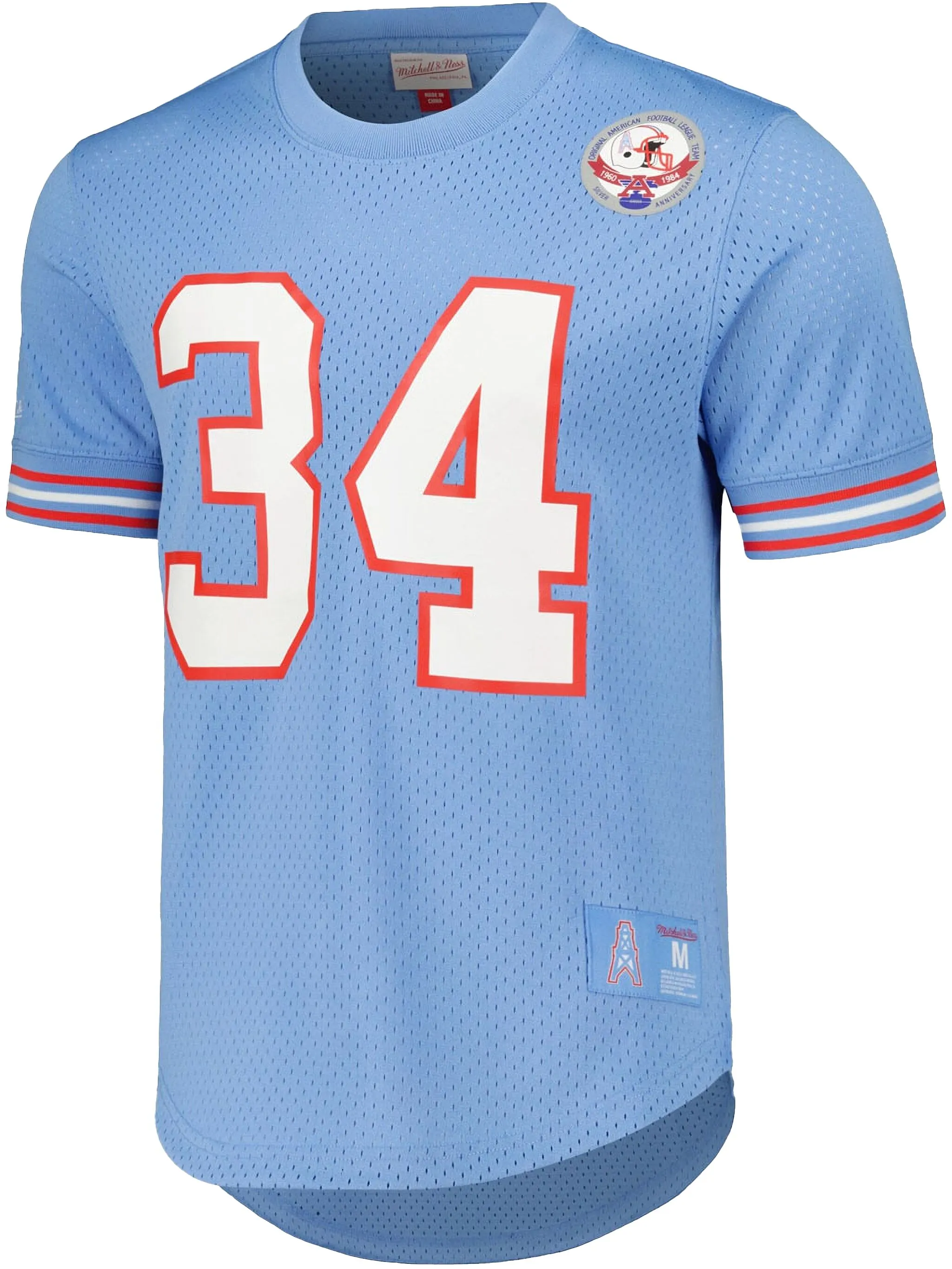 

Футболка NFL N&N Oilers 1983 Earl Campbell Mitchell & Ness, синий