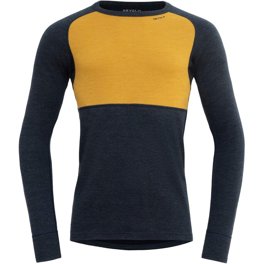 

DEVOLD Рубашка Expedition Merino Silk Shirt Man с длинными рукавами, цвет: чернильно-карлиновый