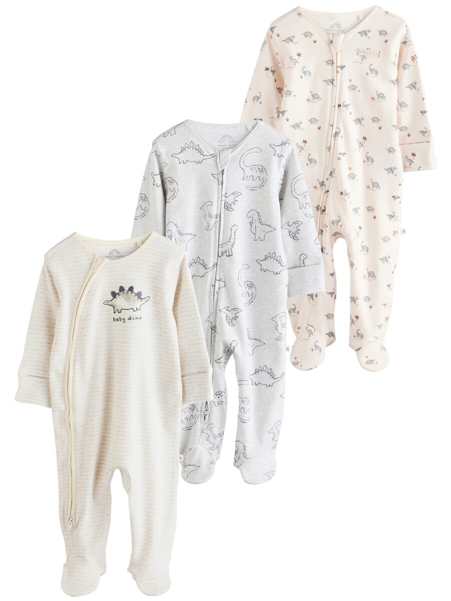 

Пижама Next, цвет Ivory/Light beige/Anthracite/Light grey