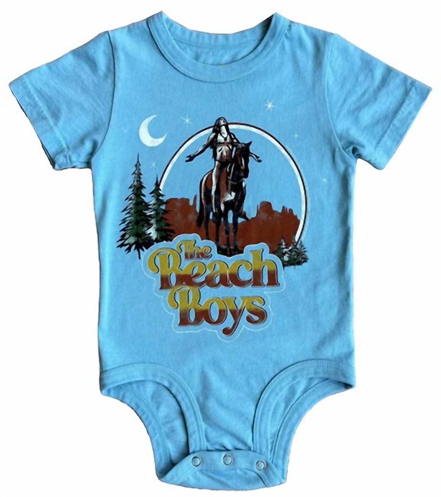 

Комбинезон с короткими рукавами для мальчиков в синем цвете Sky Beach Boys ROWDY SPROUT