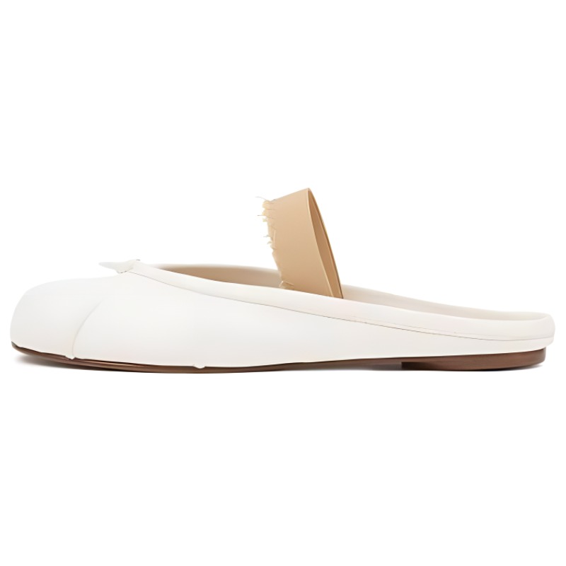 Tabi Slip On Ballerina Mules Женские Maison Margiela, Белый