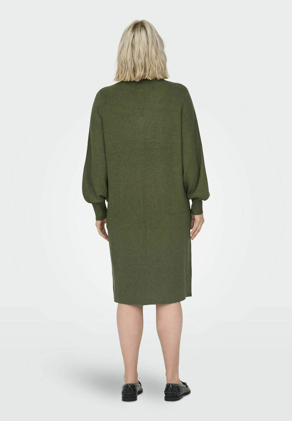 

Платье-джемпер CARKATIA V NECK ONLY Carmakoma, темно-зеленый